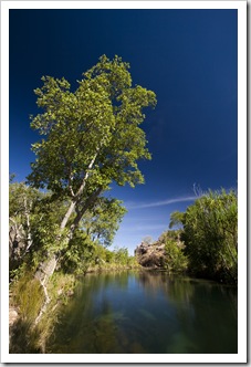 One of the swimming holes at the top of Gunlom waterfall