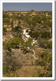 The calcite cascades in Limestone Gorge