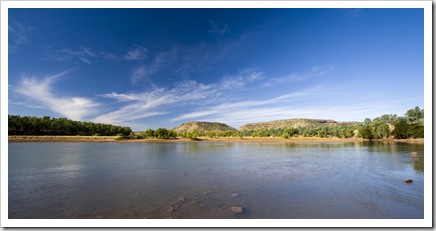 The Victoria River west of Timber Creek