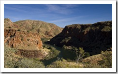 The Ord River leading out of Lake Argyle