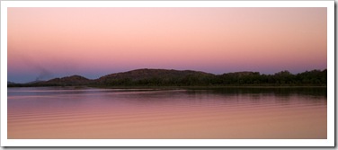 Sunset over Lake Kununurra