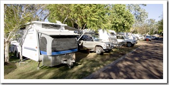 Canned sardines at Kununurra's Ivanhoe Caravan Park