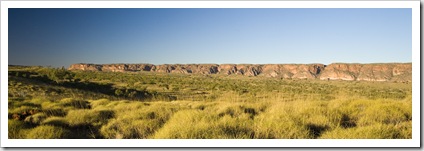 The Bungle Bungle Range illuminated by the sunset