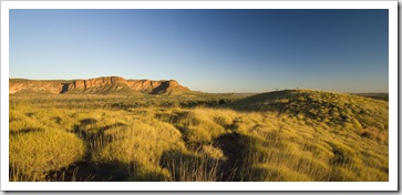 The Bungle Bungle Range illuminated by the sunset