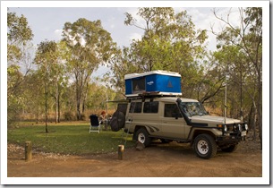 Our campsite at Leliyn in Nitmiluk National Park