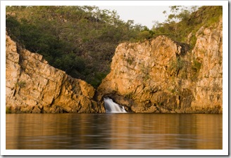 The lower falls at Leliyn (Edith Falls)