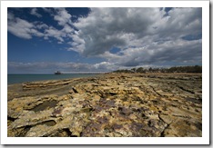 The mud flats and jetty at Mandorah