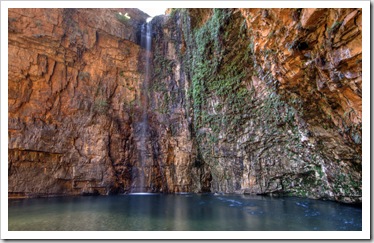 The plunge pool and waterfall at Emma Gorge