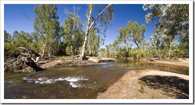 Miner's Pool swimming hole on Drysdale Station