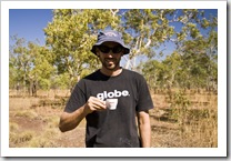 Stopping for a morning coffee just north of the Mitchell Falls turnoff