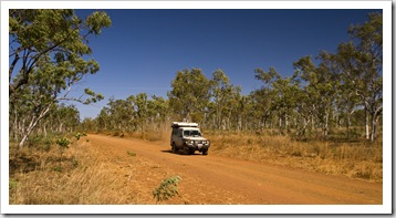 Heading north up the road to Kalumburu