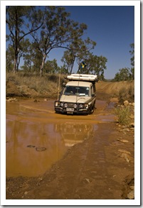 One of the creek crossings on the road to Kalumburu