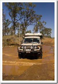 One of the creek crossings on the road to Kalumburu