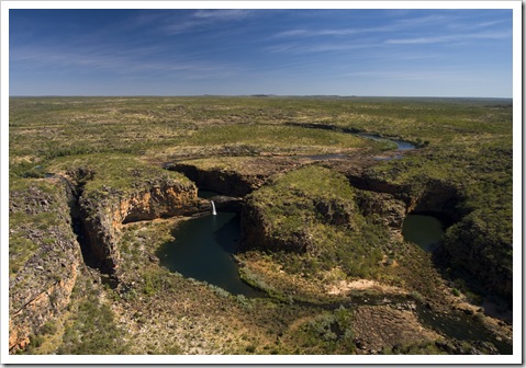 Mitchell Falls from the air