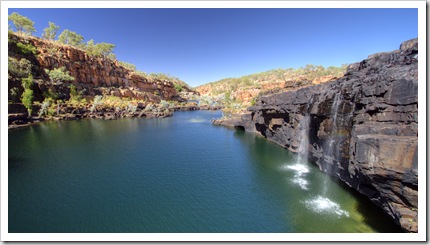 The swimming hole and plunge pool at Manning Falls