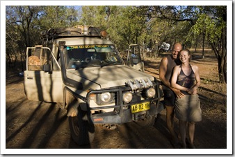 Thorsten and Henriette at Manning Falls campsite