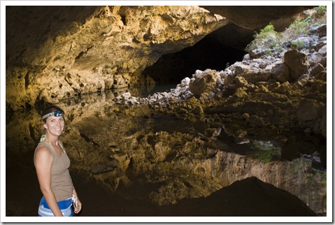 Lisa in Tunnel Creek