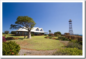 The lighthouse and residence at Gantheaume Point