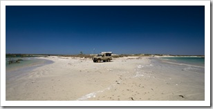 On the sand at Chile Creek