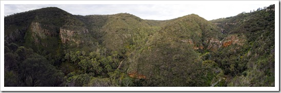 Morialta (the first two sets of falls are on the far right)