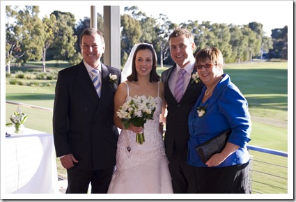 The Kennares with Bronte's parents