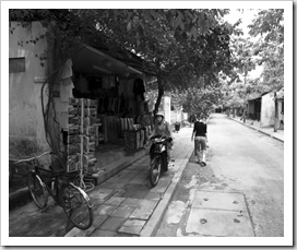 Lisa exploring the streets of Hoi An's old town