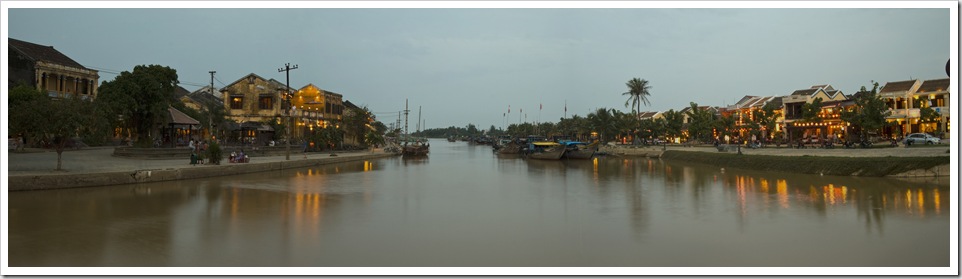 Hoi An old town as the sun sets