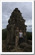 Sam and Lisa at Phnom Bakheng