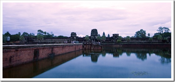 Sunset over Angkor Wat