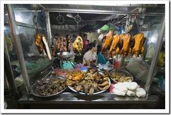 Street vendors in Siem Reap (try to figure out all the animal parts!)