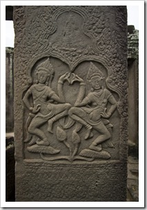 Rock carvings in the Bayon Temple