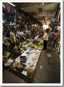 The markets in Siem Reap