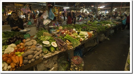 The markets in Siem Reap