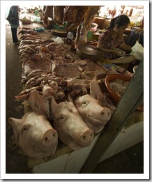 The markets in Siem Reap