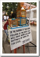 Offerings for sale (Buddhists typically give an offering to Buddha when they visit a temple)