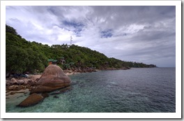 Our snorkeling spot at Cape Jeda Gang