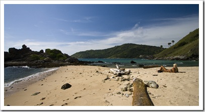 The fantastic secluded beach just below Laem Promthep (Cape Promthep) at the southern tip of Phuket