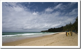 The fun surfing beach of Hat Surin 