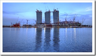 The MGM Grand Singapore under construction