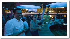 Vivek and Lisa in Clarke Quay