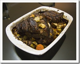 The unbelievable lamb roast that Richie had waiting for us on arrival from the airport