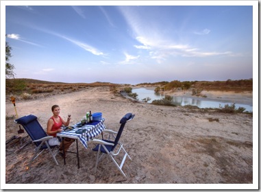 Dinner time at Cootenbrand Creek at Cape Keraudren