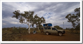 Our camping spot near Weano Gorge