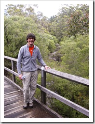 Sergey next to 10 Mile Brook