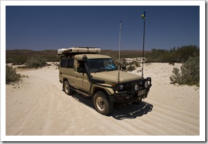 The Tank in the dunes on Ningaloo Station