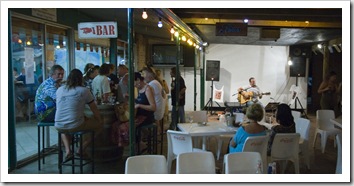 Music night at the pub at Ningaloo Reef Resort