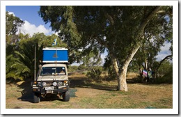 Our campsite in Kalbarri