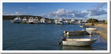 The Kalbarri boat harbour