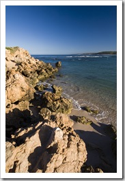 The mouth of the Murchison River in Kalbarri