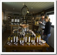 Lisa and Sergey at The Natural Olive Oil Soap Factory